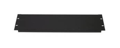 Lowell SEP-1CC Blank Rack Panel, 1 Rack Unit, 18 AWG, Black, 12 Pack