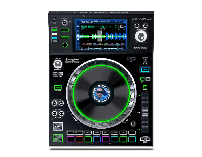 Denon DJ SC5000 PRIME Pro DJ Performance Player With 7" Multi-Touch Display