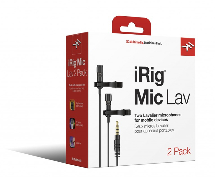 IK Multimedia PIRIGMICLA2 IRig Mic Lav 2 Pack