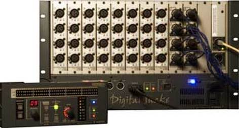 Roland System Group S4000S Digital Snake, 32 x 8 Modular Stage Unit (Shown with S4000R Remote Control, Not Included) S4000S-3208