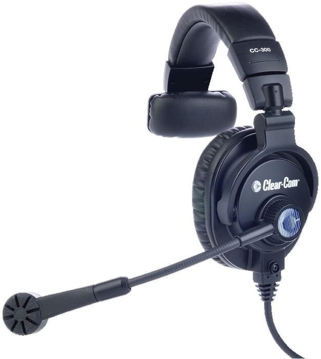 Clear-Com CC-300-Y4 Single-ear Standard Headset with XLR-4M CC-300-Y4