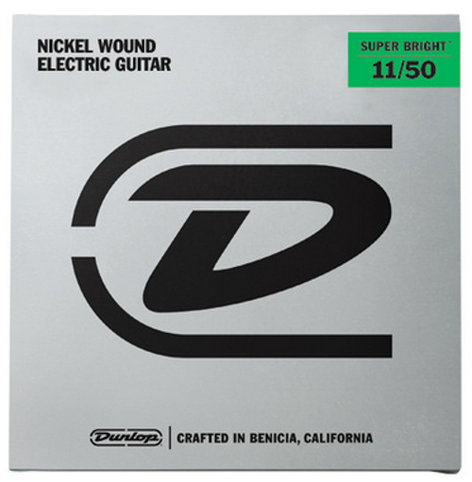 Dunlop Manufacturing Super Bright Guitar Strings 6-String Heavy Gauge Set - 11-50 DESBN1150