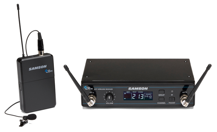 Samson SWC99BLM10-D Concert 99 Presentation Wireless System With LM10 Lavalier, D Band