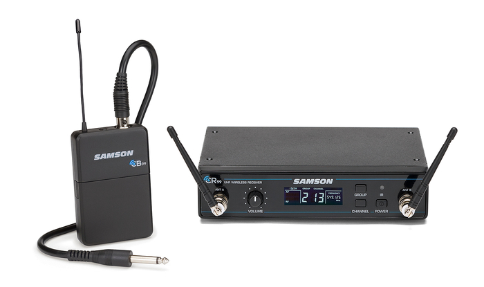 Samson Concert 99 Guitar Frequency-Agile UHF Wireless System, D Band Model 542 - 566 MHz SWC99BGT-D