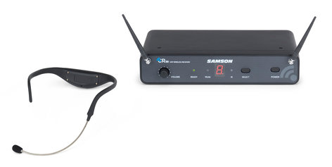 Samson AirLine 88 AH8 Headset UHF Wireless System, D Band Model 542-566 MHz SWC88AH8-D