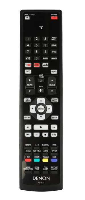 Denon 30701009600AS RC-1161 Remote for DBT1713UD 30701009600AS