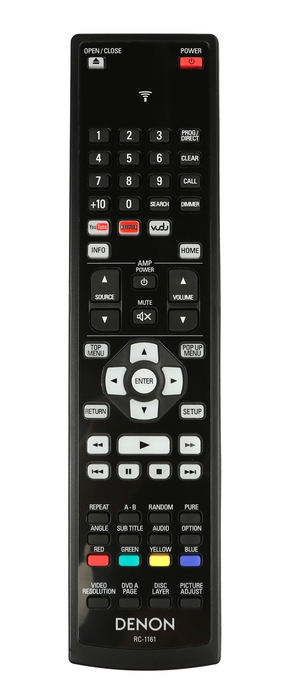 Denon Professional 30701009600AS RC-1161 Remote For DBT1713UD