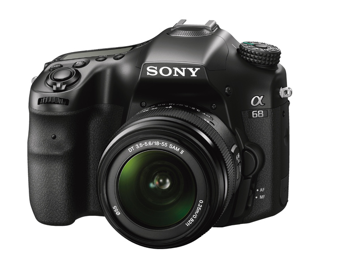 Sony ILCA-68K Alpha A68K 24.2MP DSLR Camera With18-55mm Zoom Lens