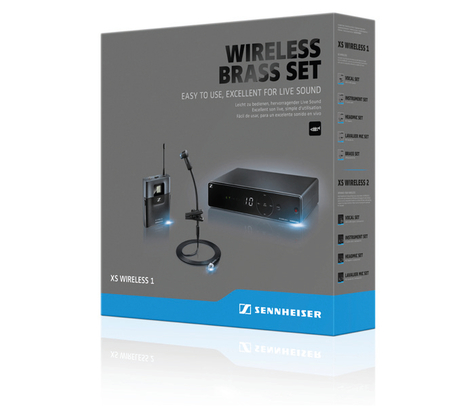 Sennheiser XSW 1-908 XSW1 UHF Wireless Brass System With E908t Instrument Mic