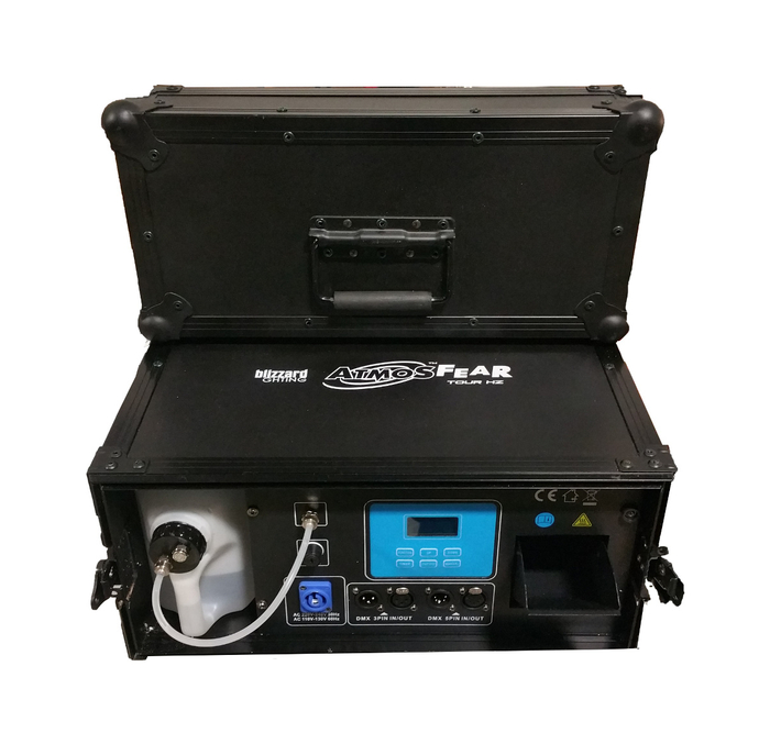Blizzard AtmosFEAR Tour HZ 1,000W Water Based Haze Machine With 8,000 Cfm Output And Built-in Case