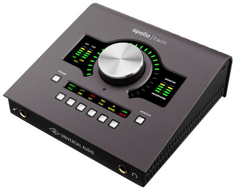 Universal Audio Apollo Twin MkII Solo Desktop 2x6 Thunderbolt Audio Interface with Realtime UAD-2 Solo Processing APOLLO-TWIN-SOLO-II