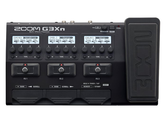 Zoom G3Xn Multi-Effects Processor With Expression Pedal For Guitar