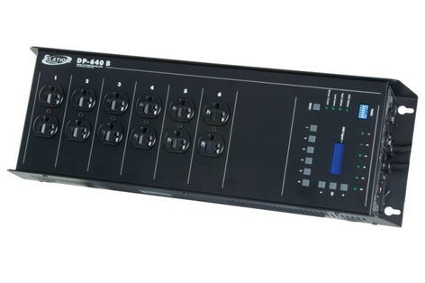 Elation Pro Lighting DP-640B 6 Channel Dimmer/Relay Pack with Circuit Breakers DP-640B