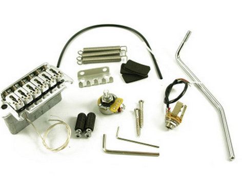 LR Baggs XB-USC Electric Guitar 2-Post Piezo Tremolo Bridge in Chrome XB-USC