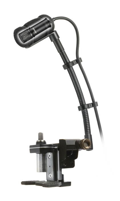 Audio-Technica ATM350D Cardioid Condenser Instrument Microphone with Drum Mounting System, 5" Gooseneck ATM350D