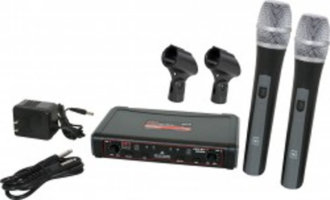 Galaxy Audio EDXR/HH38 EDXR Receiver and 2 HH38 Handheld Transmitters EDXR/HH38