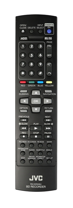 JVC RM-SSR008U SR-HD1500US and SR-HD2500US Remote RM-SSR008U