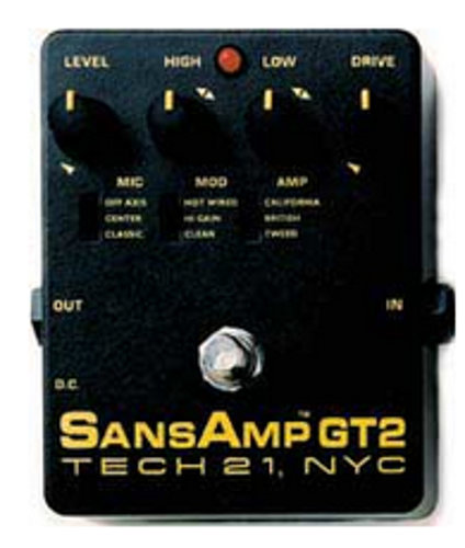 Tech 21 GT2-SANSAMP Guitar Pre Amp