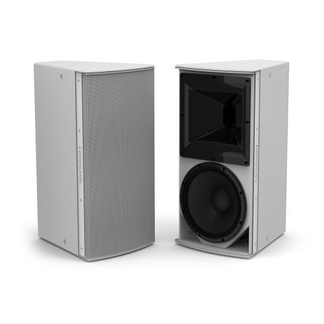 Biamp Community IP6-1122WR66 12" 2-Way Speaker With 60x60 Dispersion, Weather Resistant, Gray