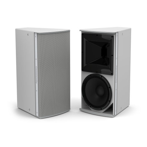 Biamp Community IP6-1152WR99 15" 2-Way Speaker With 90x90 Dispersion, Weather Resistant, Gray
