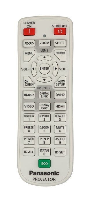 Panasonic N2QAYA000063 Remote Control for PT-EW730ZU N2QAYA000063