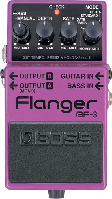 Boss BF3 Guitar Pedal, Flanger BF3