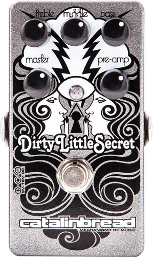 Catalinbread Pedals DIRTY-LITTLE-SECRET Preamp Guitar Pedal DIRTY-LITTLE-SECRET