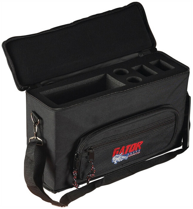 Gator Cases GM-2W Bag for 2 Wireless Microphone Systems GM2W