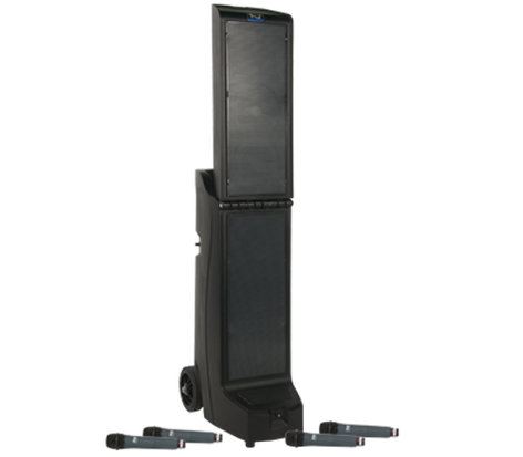 Anchor Bigfoot Quad BIG-8000CU4 Package with Four Handheld Microphones and Two EM-TA4F Microphones BIGFOOT-QUAD-EMTA4F