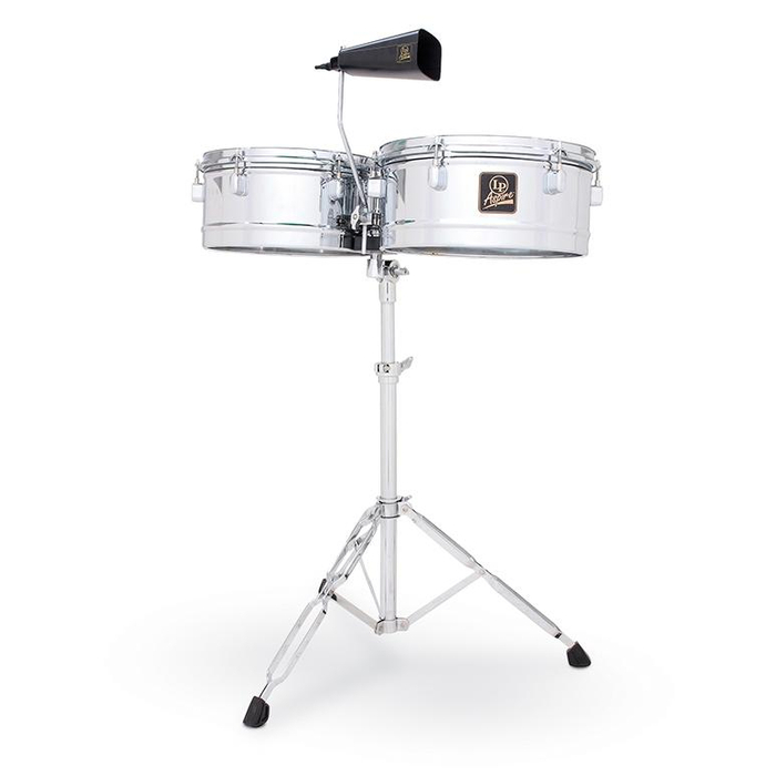 Latin Percussion LPA256 LP Aspire 13" & 14" Timbale, Chrome LPA256
