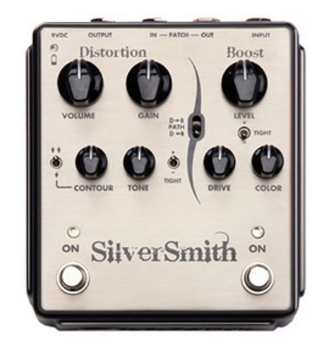 Egnater Custom Amps Silversmith High-Gain Distortion Pedal with Boost SILVERSMITH