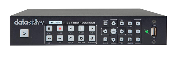 Datavideo HDR-1 Standalone H.264 USB Recorder And Player