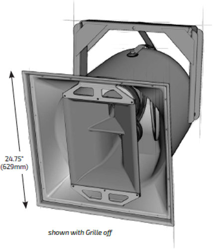 Community R2-64MAX 12" Dual High Output Full-Range 3-Way Loudspeaker R2-64MAX
