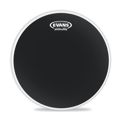 Evans TT10RBG 10" Resonant Black Tom Drum Head