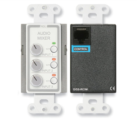 RDL D-RC3M Remote Audio Mixing Control With Muting