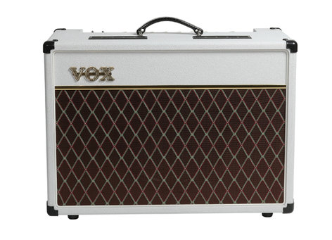 Vox Amplification AC15C1 Limited Edition White Bronco 15W Tube Guitar Combo Amplifier AC15C1WB