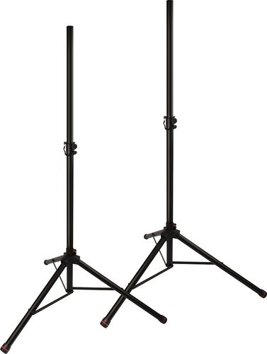 Ultimate Support JS-TS50-2C Pair of JamStands Series Tripod Speaker Stands with Personalized Colored Accent Bands JS-TS50-2C