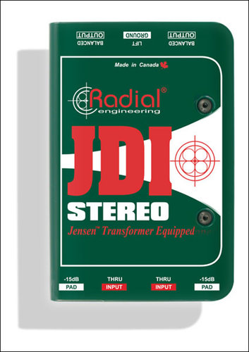 Radial Engineering JDI Stereo 2-Channel Passive Direct Box with Jensen Transformers JDI-STEREO