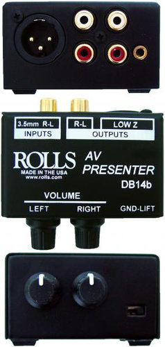 Rolls DB14b AV Presenter Direct Box