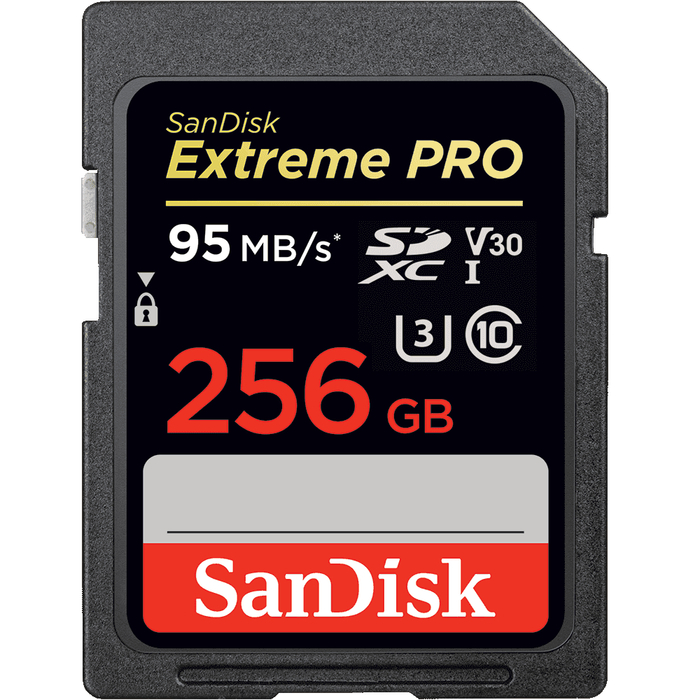 SanDisk SDSDXXG256GANCIN Extreme Pro SD UHS-I Card 256GB SDXC Memory Card