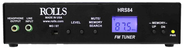 Rolls HRS84 Digital FM Tuner with XLR Outputs HRS84