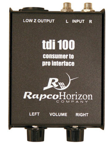 RapcoHorizon Music TDI-1 Passive Tape Deck Interface Box TDI-1