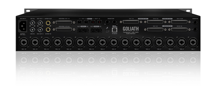 Antelope Audio Goliath Thunderbolt / USB / MADI Audio Interface With 16 Microphone Preamps