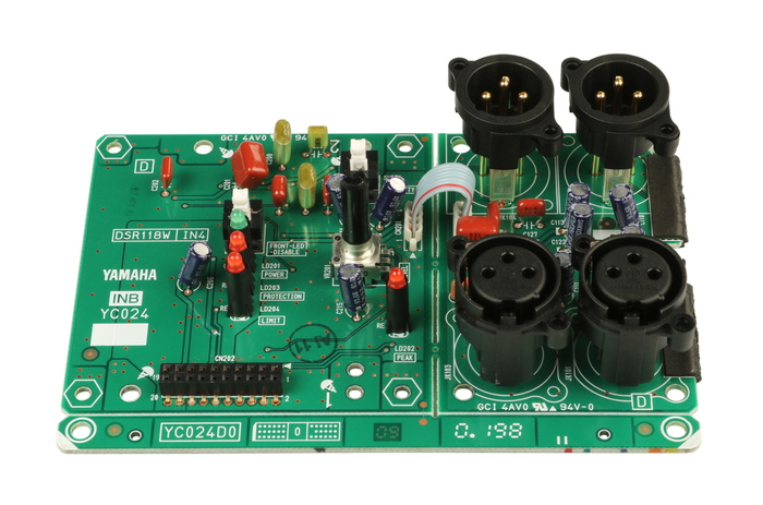 Yamaha WU729700 Input/Output PCB for DSR118 WU729700