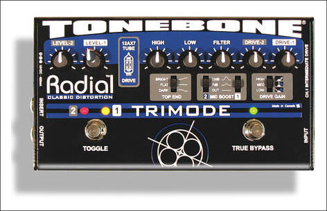 Radial Engineering Trimode Tonebone Tube Distortion TRIMODE