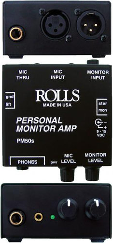 Rolls PM50s Personal Monitor Amplifier PM50S