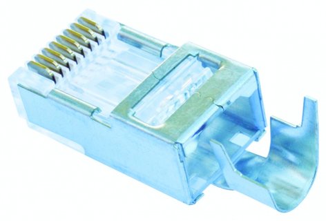 Platinum Tools Jar of 50 Shielded EZ-RJ45 Connectors for CAT5e and CAT6 Cables 202022J