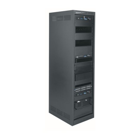 Middle Atlantic Products WR-37-42 37RU 42" Deep WR Series Roll-Out Rotating Rack System WR37-42