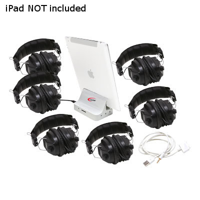 Califone International 1206i-06 6-Position iPad Jackbox and Listening Center 1206I-06