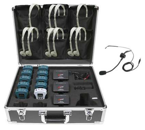 Califone International WS-TG10 10-Person Tour Group System WS-TG10